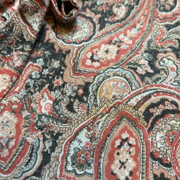 70’s Boho Paisley Peasant Skirt + Top Set - Picture 6 of 16